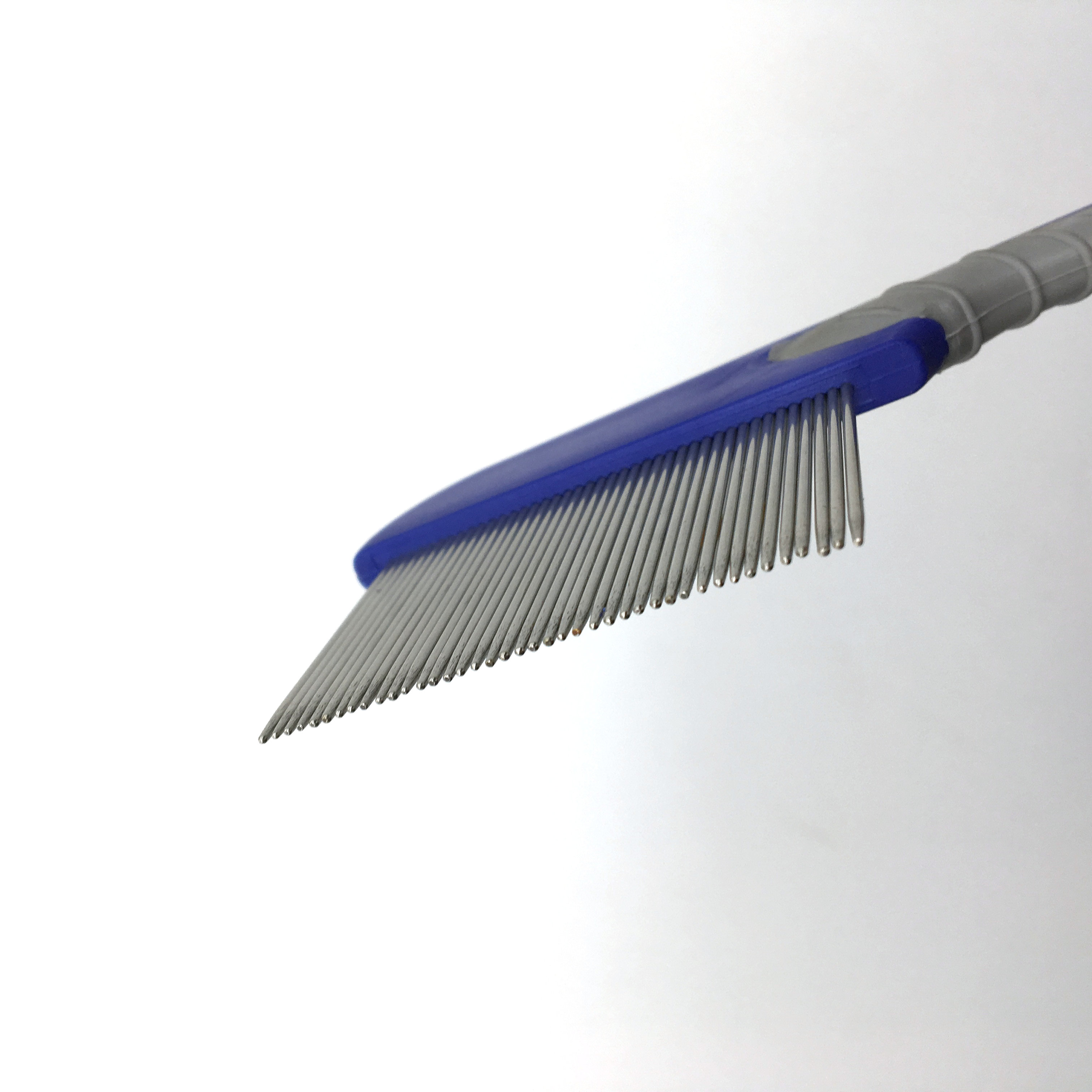 Pet Cat Animal Puppy Poodle Hair Shedding Grooming Comb Stainless Pin Brush Flea Lice Nit Louse Tick Comb