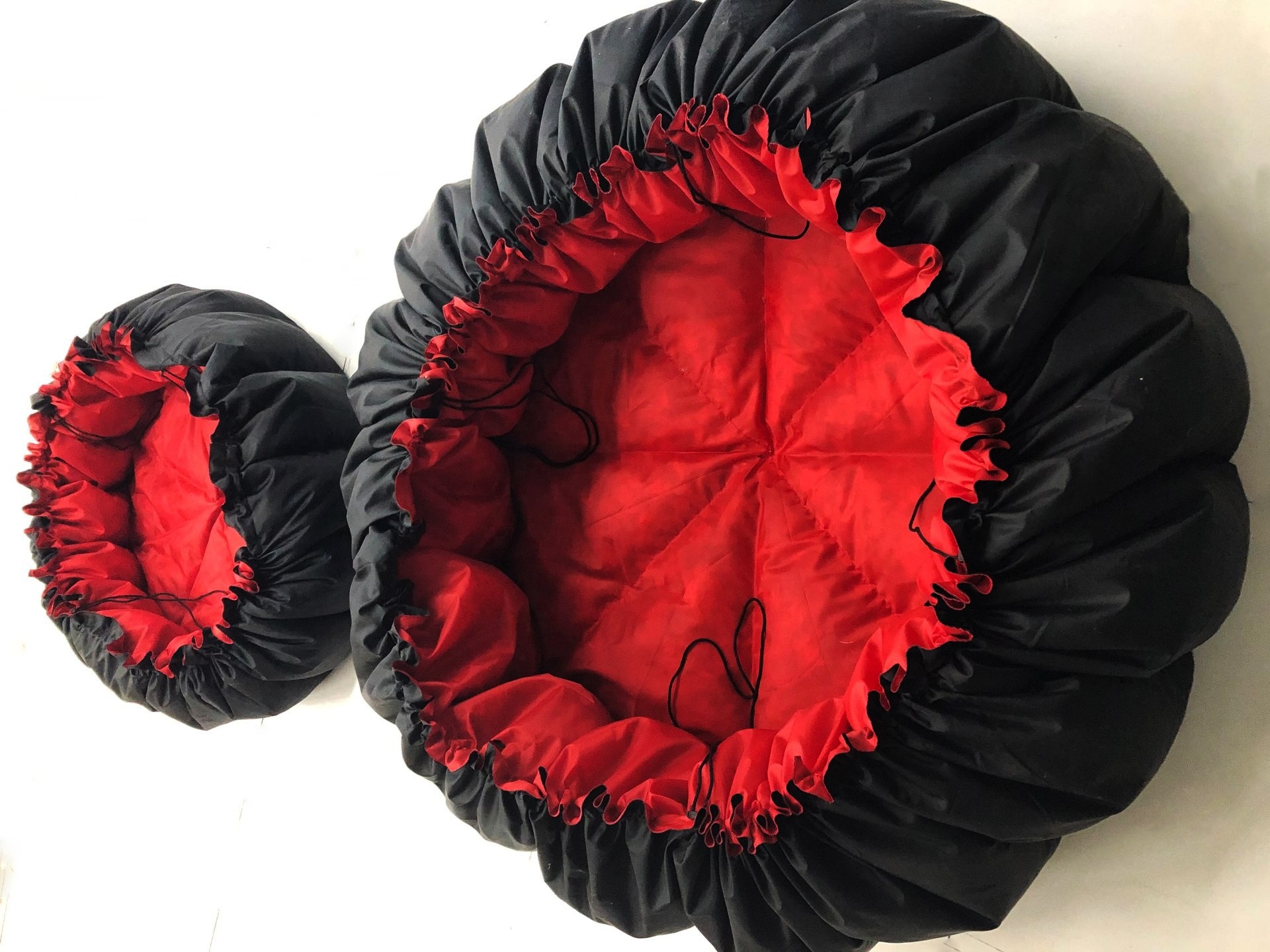 Down feather filled luxury pet nest