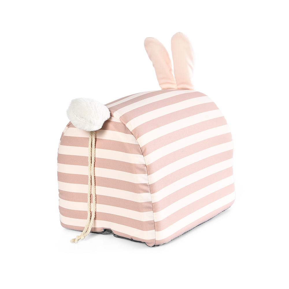 Detachable Soft Plush Bunny Bed Flat Fabric Nest Rabbit Kennel