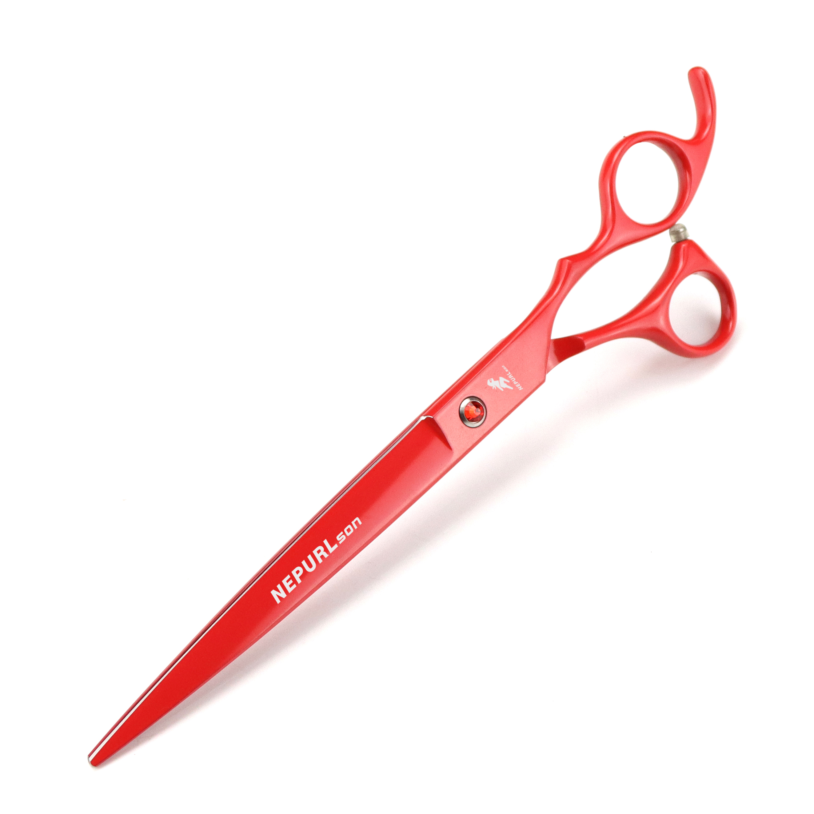 8.0 inch red Animal Shaped Scissors Pet Grooming Scissors Pet Fishbone Teeth 5 scissors set