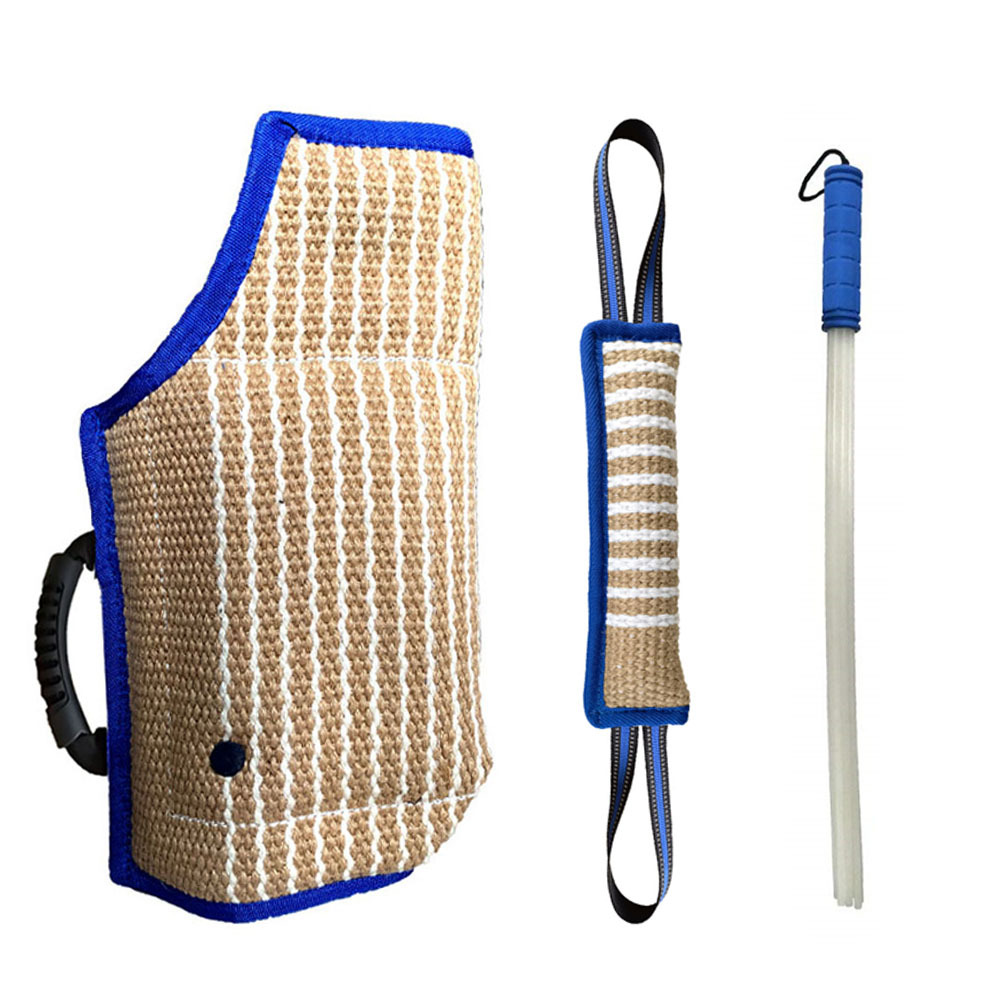 Professional Puppy Dog Training Bite Sleeve,Dog Target Bite Sleeves Equipment with Handle for Training Work Dog