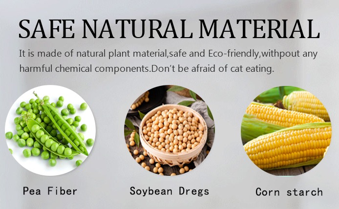 Wholesale Natural Strong Water Absorption Plant-Based 100% Sustainable Natural Flushable And Extra Clumping Tofu Cat Litter Sand