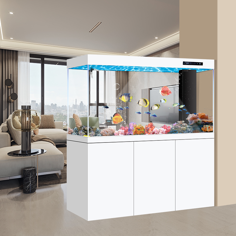 Super white glass dragon fish tank Aquarium large living room intelligent water free advanced new model