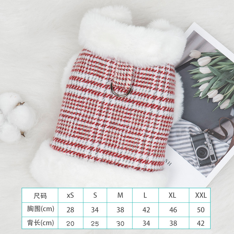 Autumn Winter Thickening rabbit hair Vest for Small Dogs Puppy T-Shirt Fleece Pullover Pet Clothing