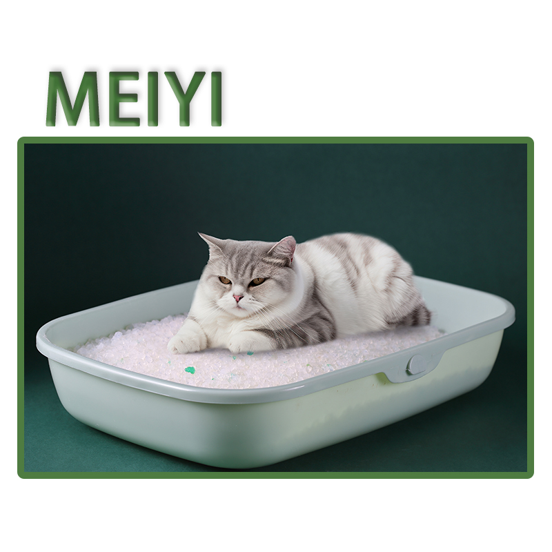 The Cheapest New Type Top Quality Highly Absorbent Natural Crystal Non Clumping Silica Gel Crystal Cat Litter Sand
