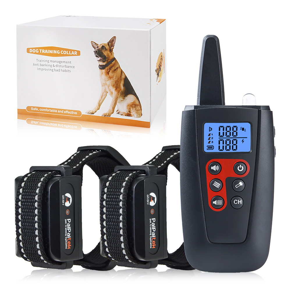 Dog No Shock Remote Dog Training Collar With 0-99 Adjustable Levels Beep Vibration Modes Long Remote Range