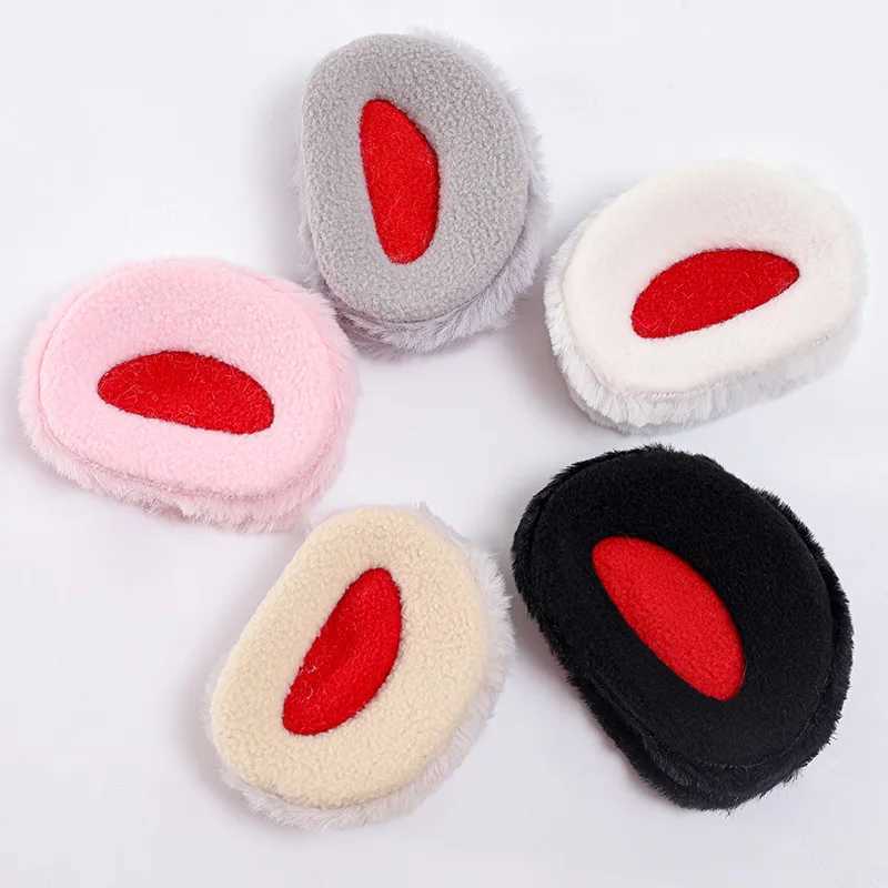Thick strapless earmuffs warm wool earmuffs for winter womens earmuffs mens earmuffs childrens outdoor sports windproof earmuffs W241126