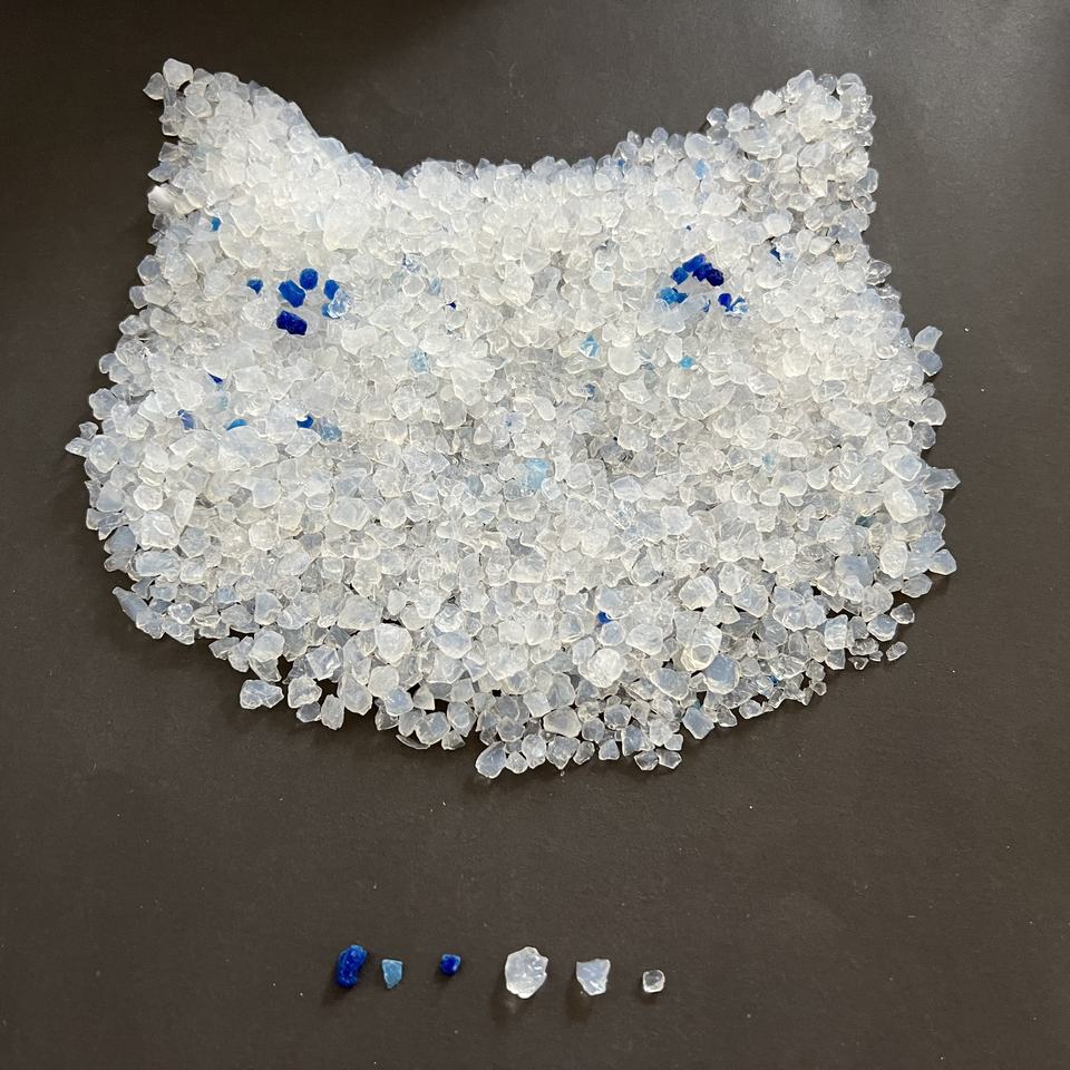 Best new products of 2024 silica gel cat litter silicone litter to check your cat's health crystal cat litter