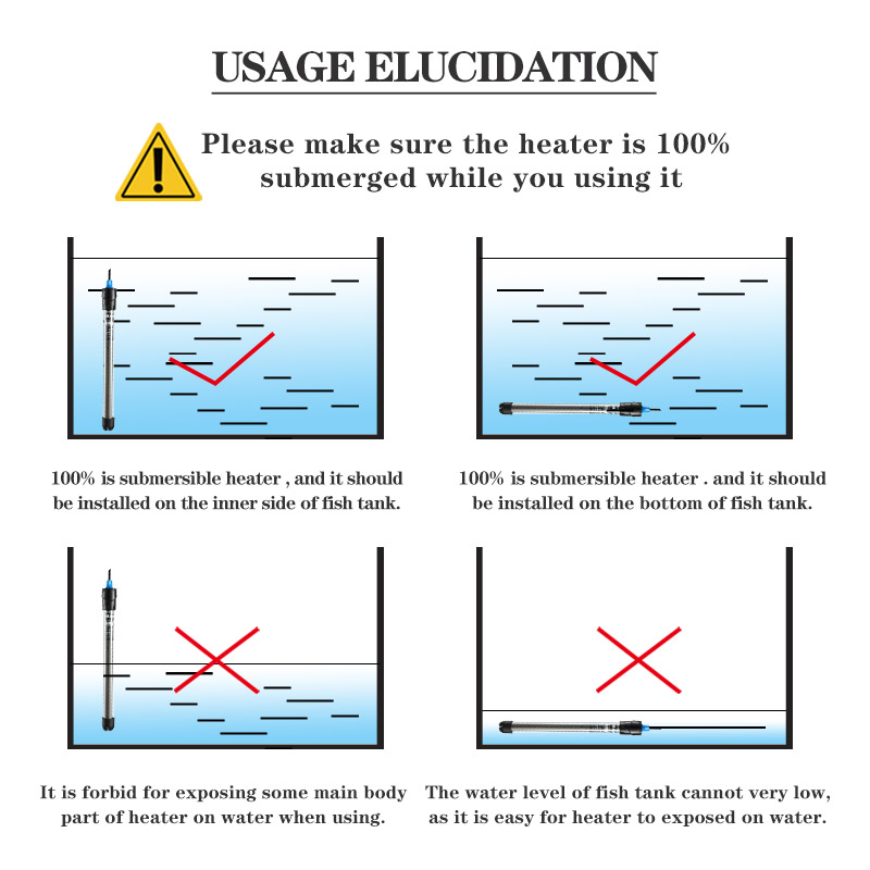 Best Seller Product glass rs aquarium safety heater for fish tank aquarium