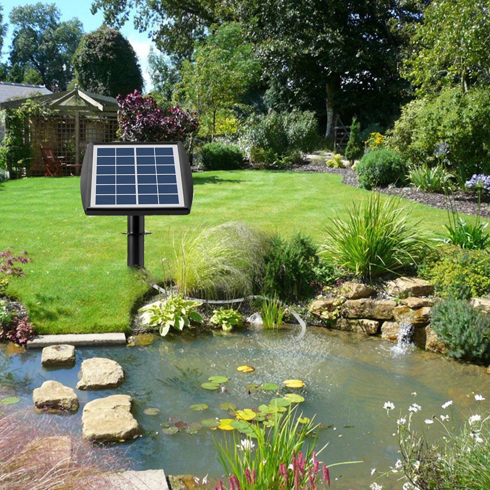 Mini Oxygen-offering Kit Solar Panel Powered Aerator Good for Pet fish Aquarium Garden Pond Auto Air Pump