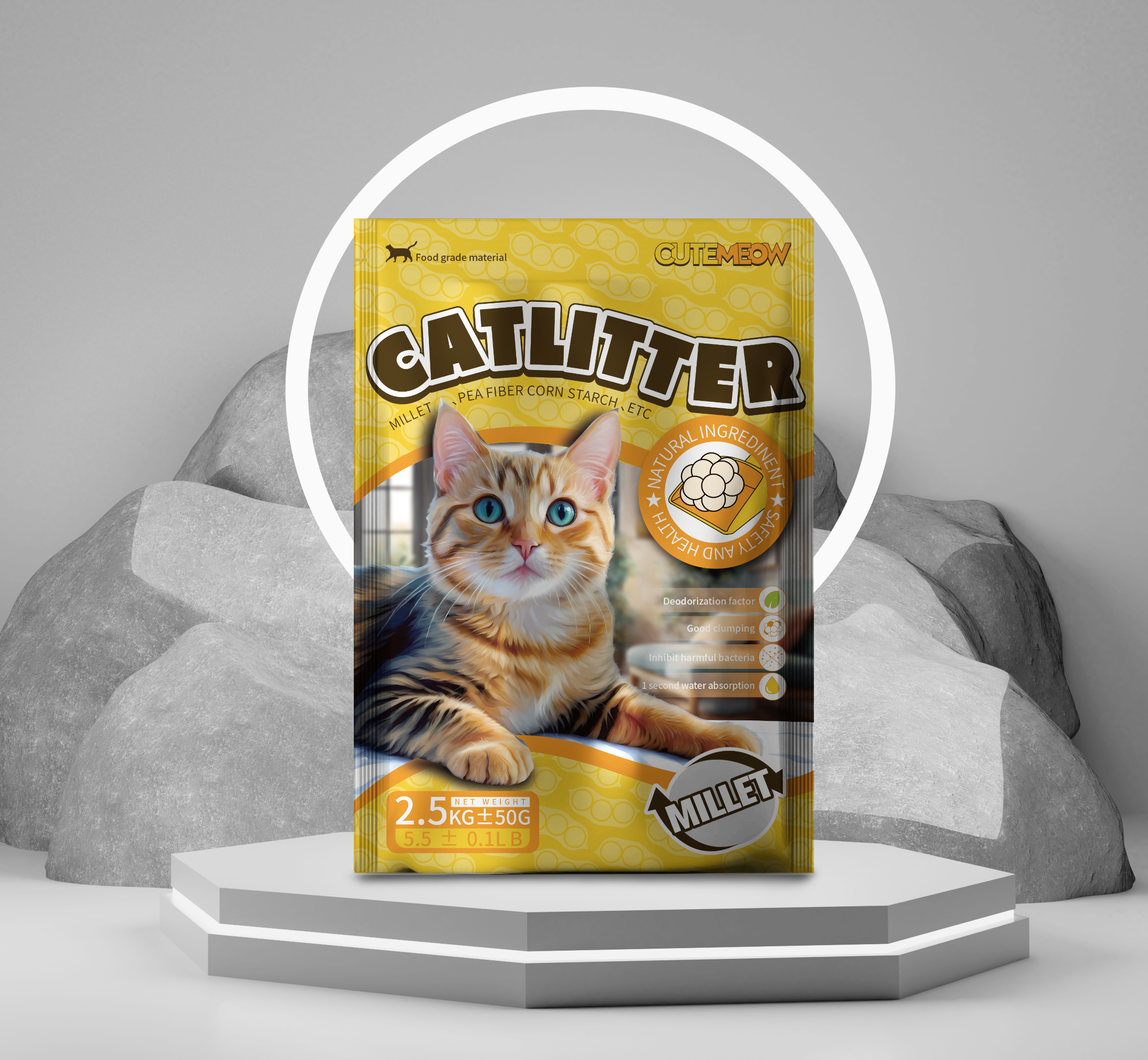 Broken Cat Sand Crushed Tofu Cat Litter