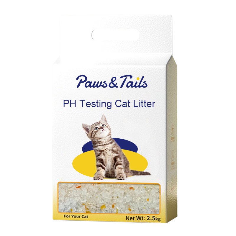 Oem Highly Absorbent Dust Free Ph Health Care Monitoring Indicator Crystal Silica Gel Cat Litter Sand