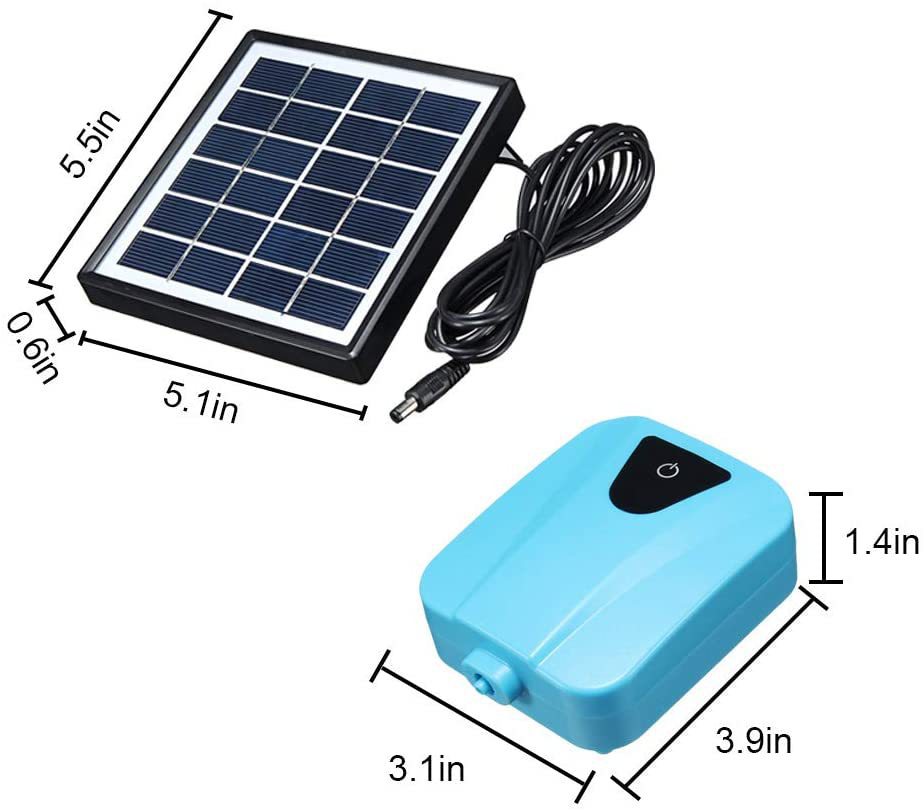 AC/DC dual-purpose aquarium oxygenation pump outdoor solar fishing oxygenation pump aquarium oxygen pump