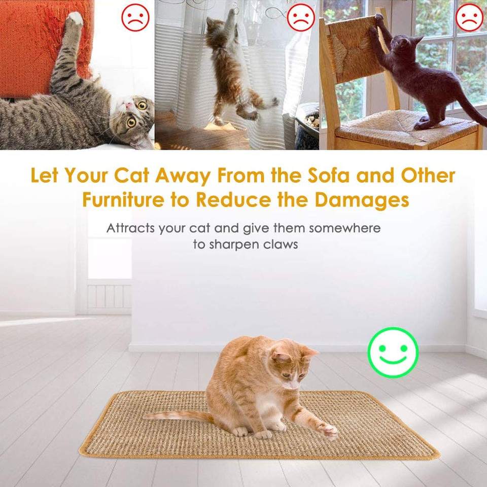 Manufacture Cat Scratcher Pad and Pet Cat Scratcher Mat Durable Cats Anti-Slip Scratch Sleeping Mat
