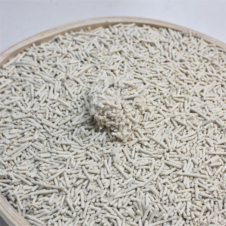 Natural plant 2.0 3.0mm strip shape clumping flushable Class C tofu cat litter
