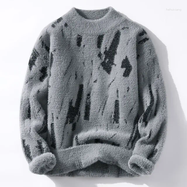 Men's Sweaters 2024 Brand Clothing High Quality Fashion Sweaters/Male Loose Casual Knitted Pullover/Man Round Neck