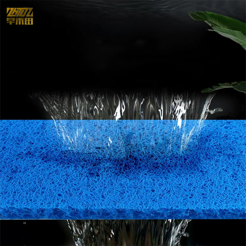 Zaohetian high density anti-corrosion cotton rattan cotton aquatic filter cotton aquarium bio logical filter mat