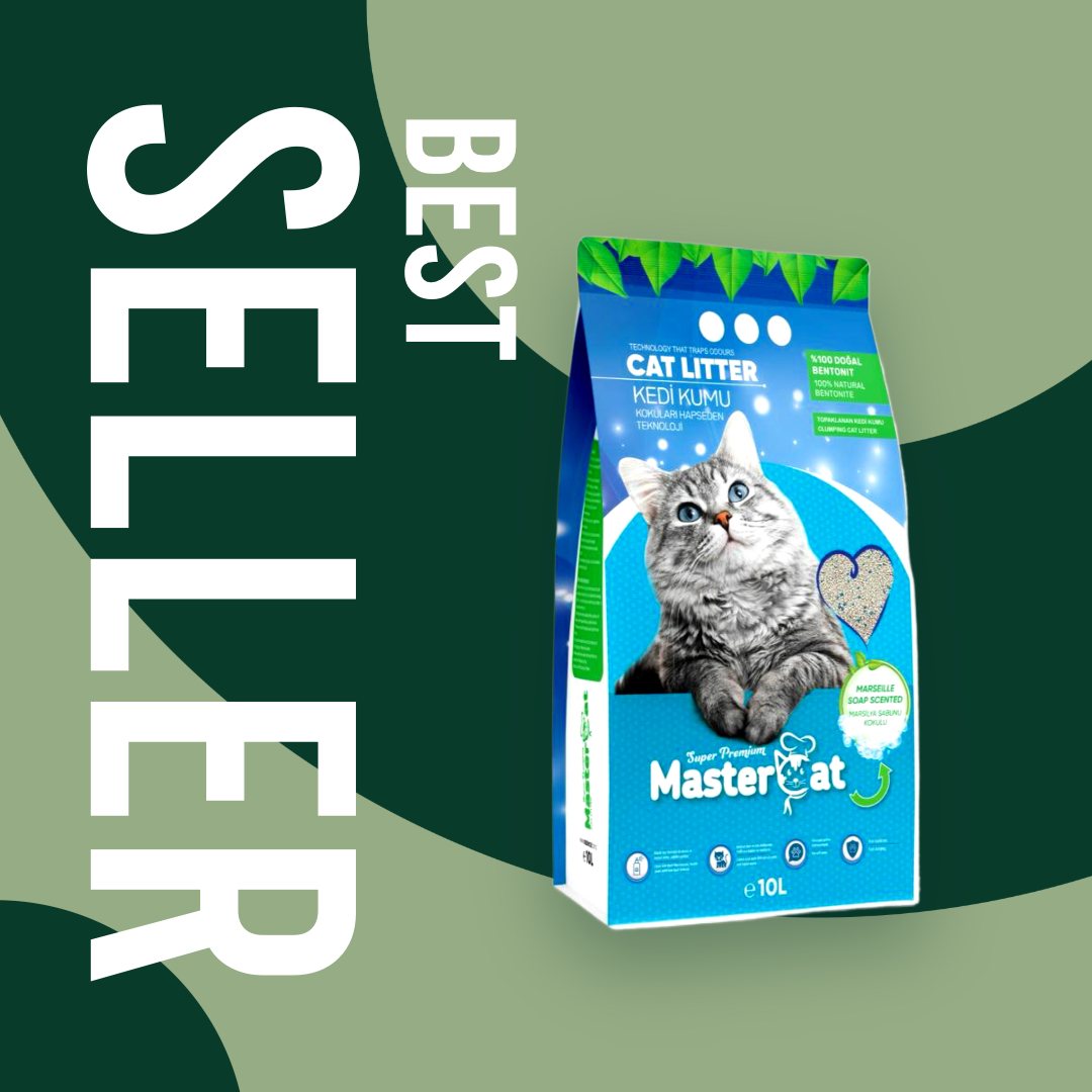 High Quality MasterCat Sand Marseille 10L Cat Litter Fast Clumping Bentonite with Natural Scent Wholesale Soup Scent for Cats