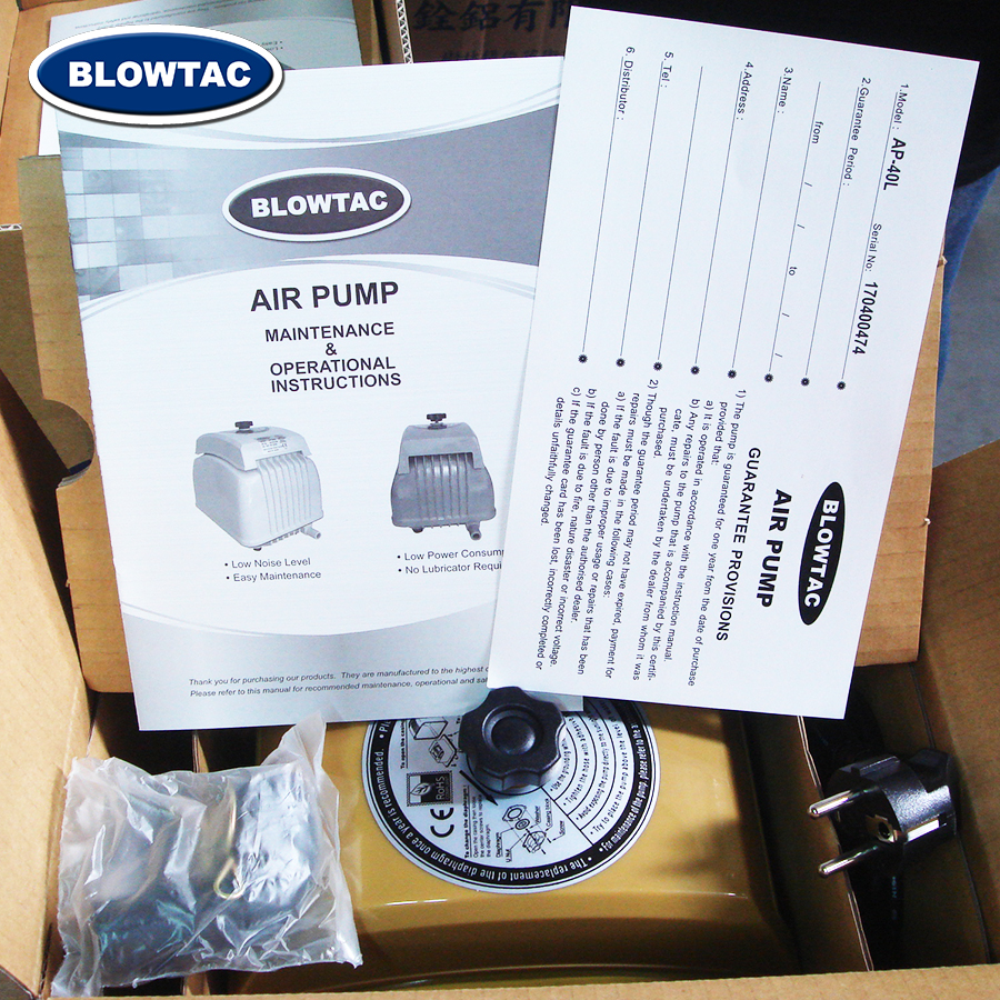 AP-60 BLOWTAC aquaculture linear air pump