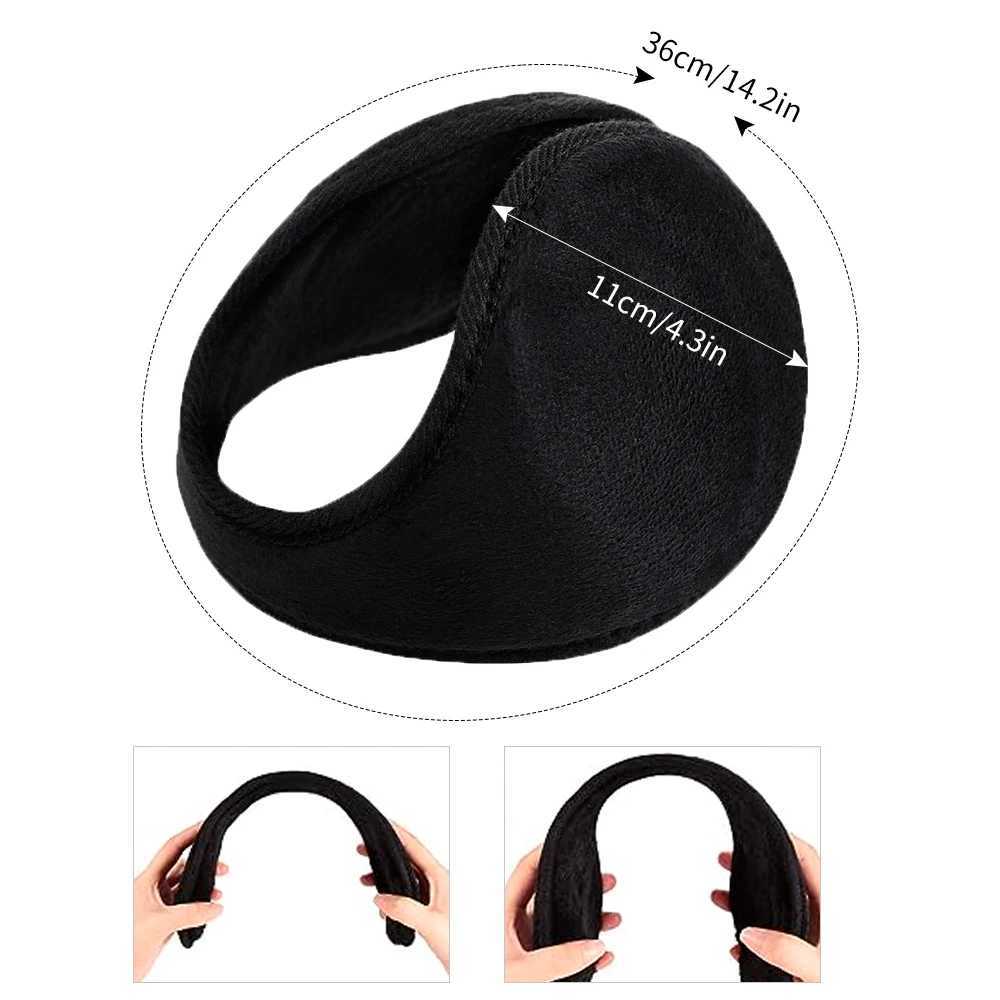 Mens winter plush earmuffs soft and comfortable earmuffs in autumn and winter warm for daily use W241126