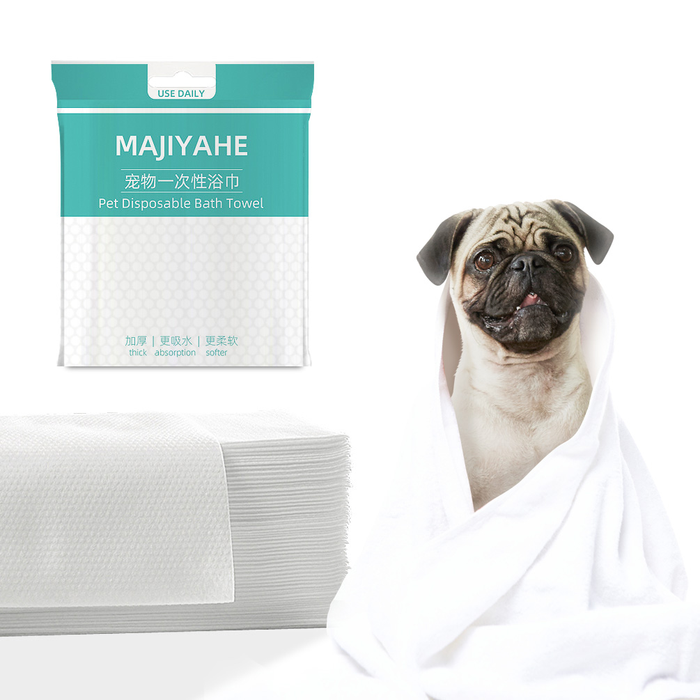 Free Sample Adjustable Soft Absorbed Microfiber Disposable Dog Towel Pet Drying Coats Shower Dog Bathrobe For Dog