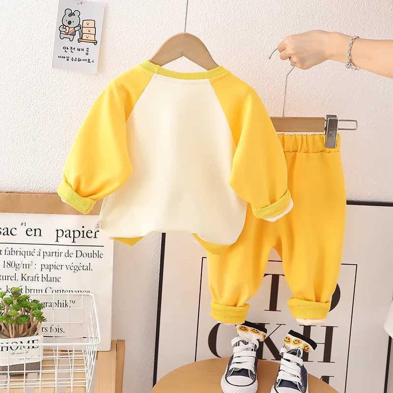 Clothing Sets Baby Boys Clothing Set Spring Autumn Sport Suits for Kids Cartoon 3D ket Sweatshirts Pants 2Pcs Tracksuits for Boy Outfits H241126