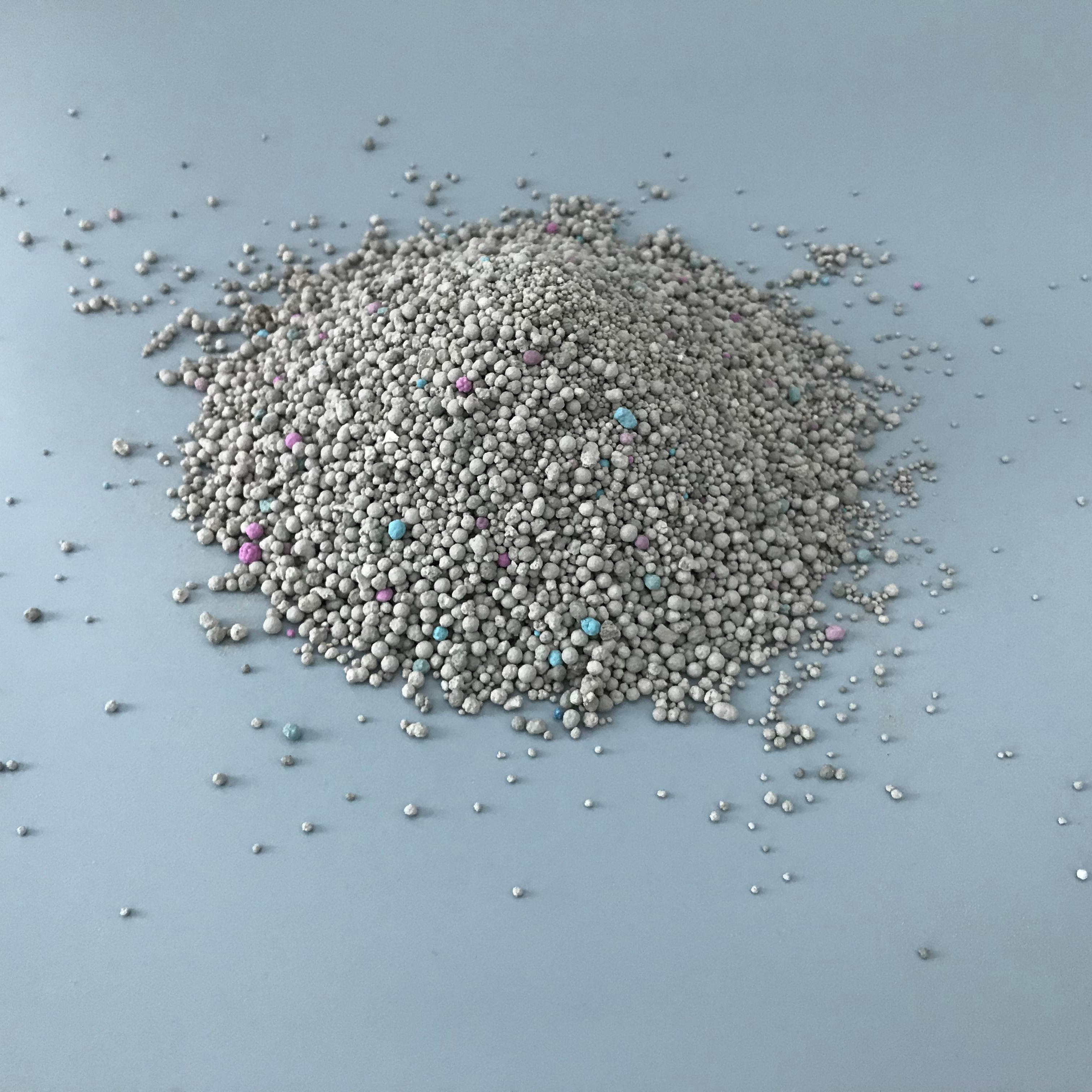 Strawberry tulip mint wholesale cat litter bentonite clay bentonite cat sand litter with colored