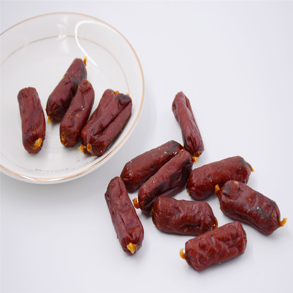 duck sausage dog treats healthy dog snack factory wholesale oem private label and chicken sausages pet food