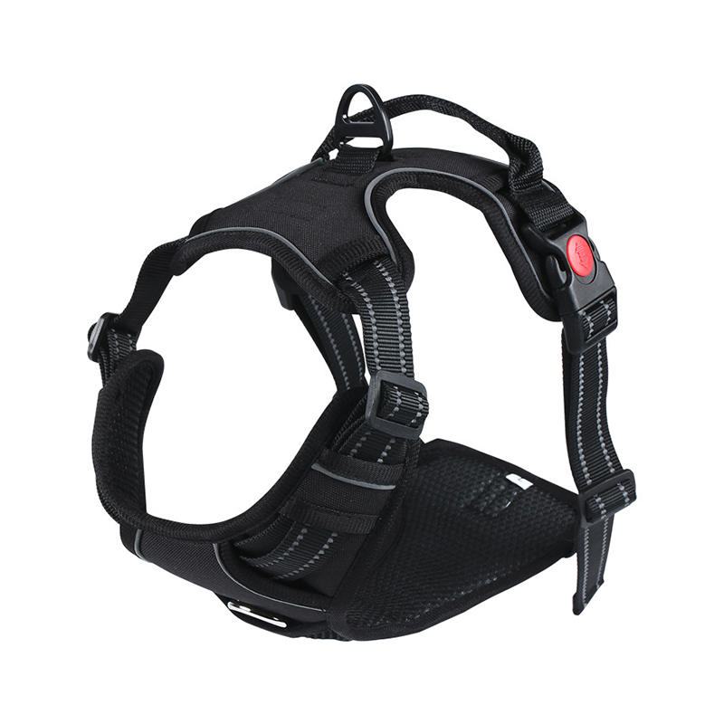 New Design Service Dog Harness Set Hands Luxury Free Waterproof Pet Harness Custom Logo arnes para perros
