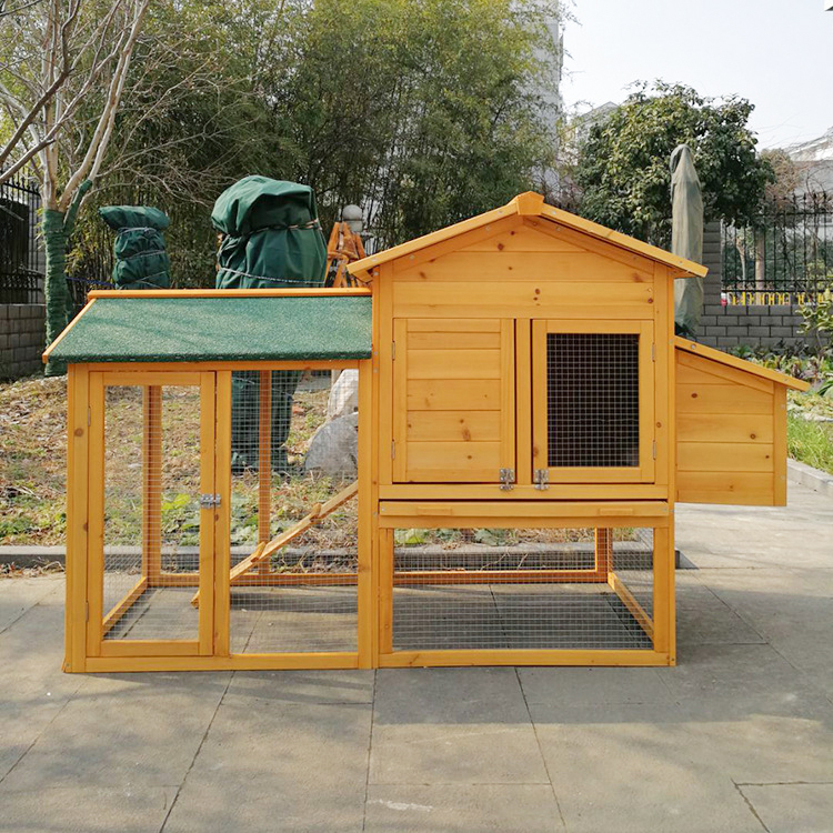 Hot Sales Fast Shipping Large Outdoor Waterproof Wooden Chicken Coop for Hens
