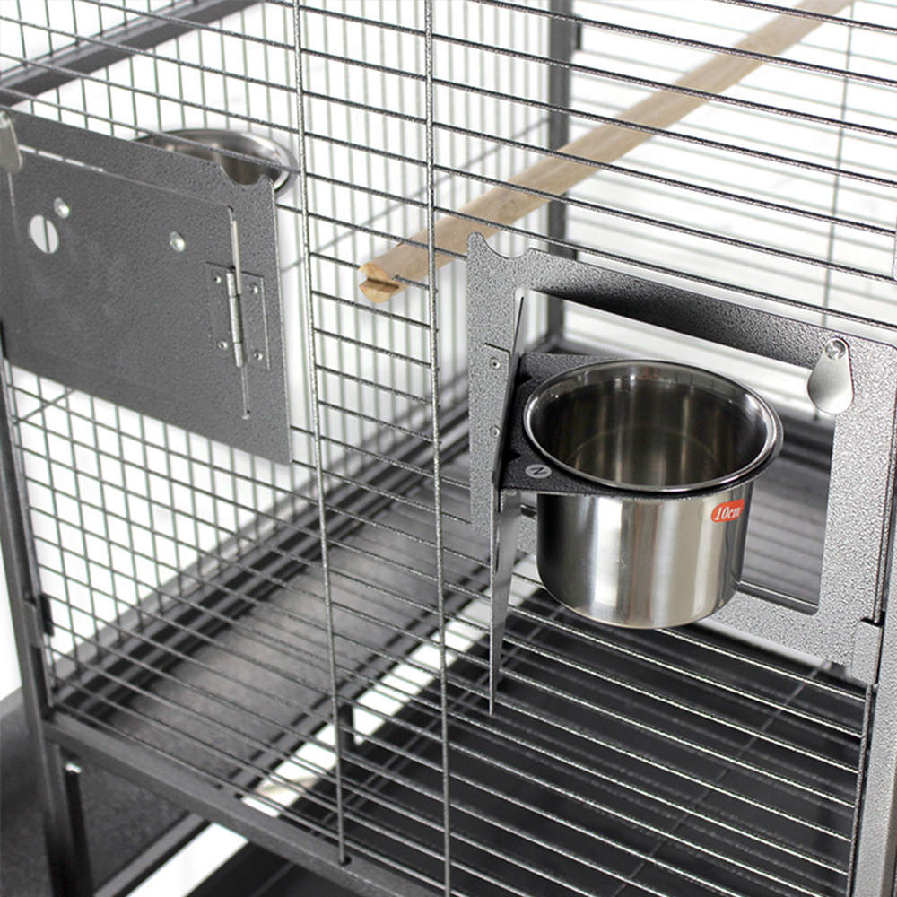 Wholesale Large Steel Aviary Pet Parrot Cage Bird Cage with Roof breeding Cage