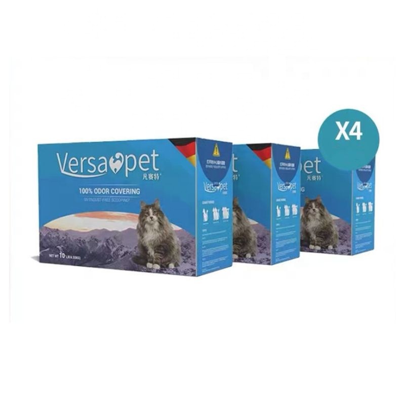 Lovepet Quickly Absorption Superior Odor Control 10LB 4*4.55kg Versapet Cat Litter Sand Bentonite