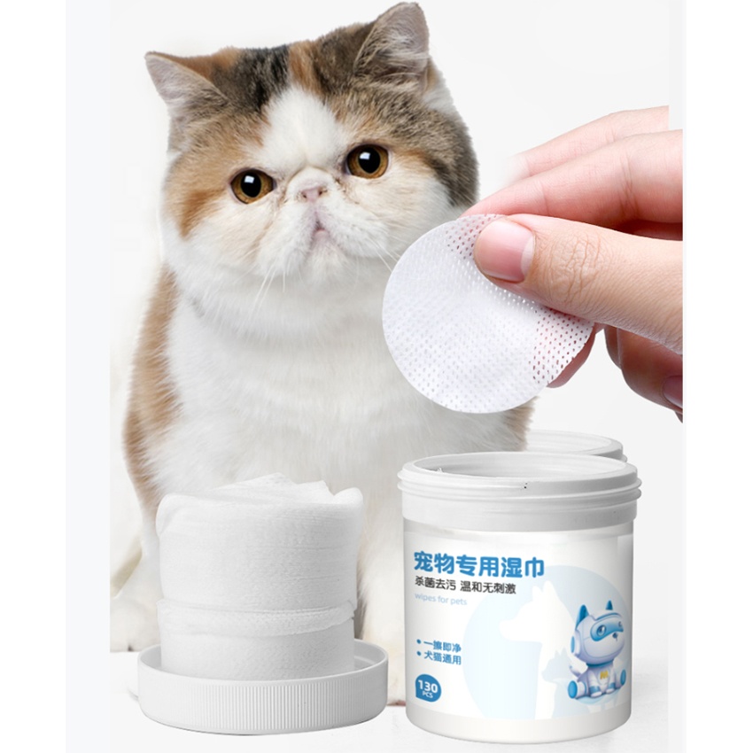 OEM Pet Cleaning Product Pet Eye Wipes Remove Tears Clean Stain Remover Pet Wipes For Cats Dogs
