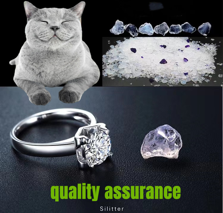 Hot Sale Cat Litter Sand OEM Wholesale Easy Clean Crystal Cat Litter Bulk Silica Gel Cat Litter