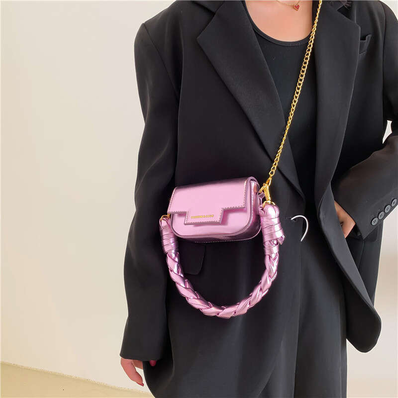 LEMON KOKO Sweet And Cool Hot Girl Crossbody Bags For Women Mini Shiny Pu Leather Chain Purses Large Capacity Shoulder Bag