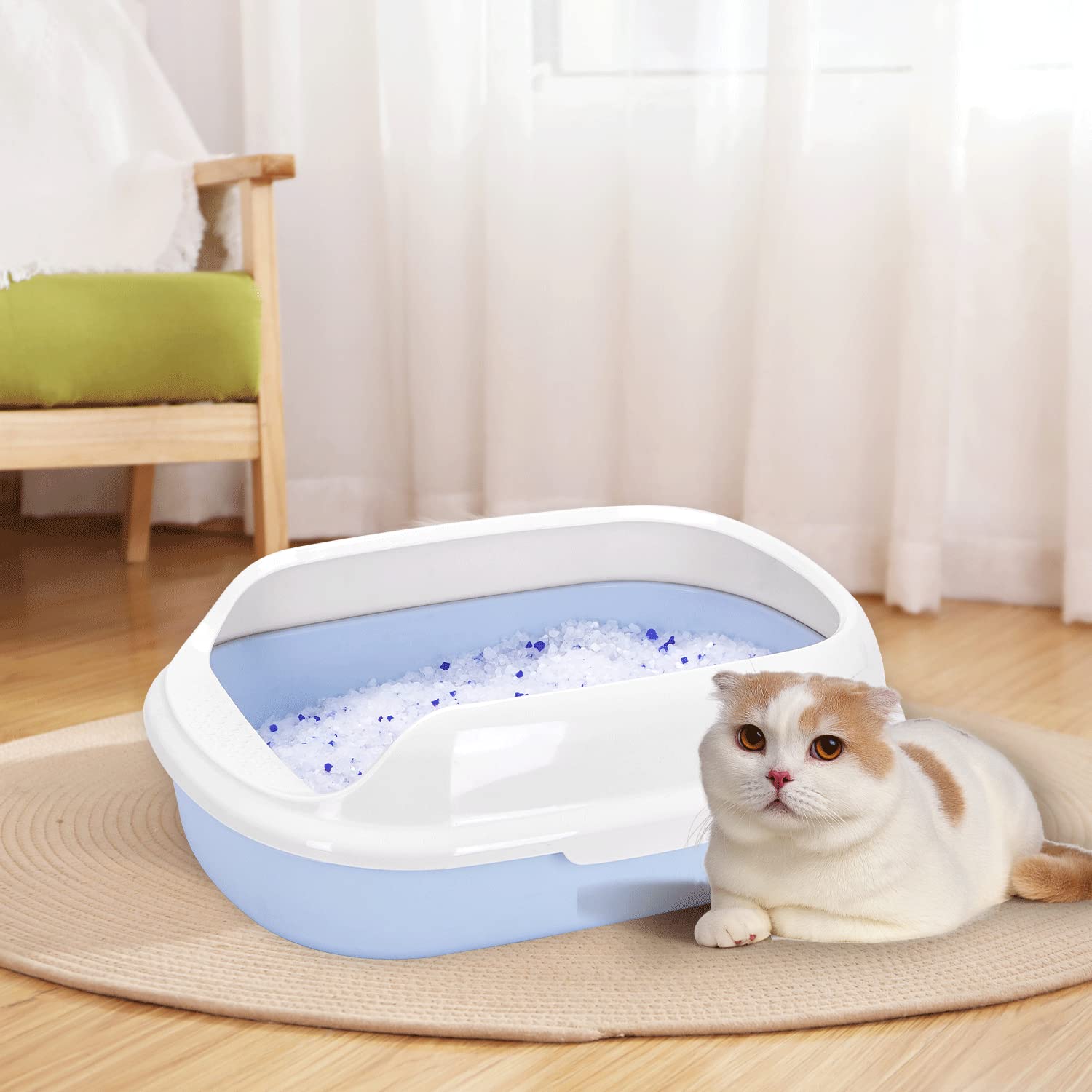 Silicate Crystals Cat Litter 7.6 L/3 kg - Highest Quality, Dust-free and Lump-Free, with Superior Odour Control