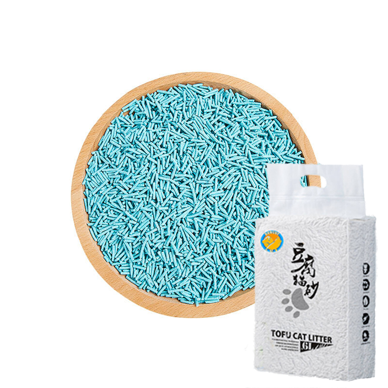 Factory Supplier Cat Sand Convenient Scooping Dust Free cassava cat litter tofu cat litter packaging