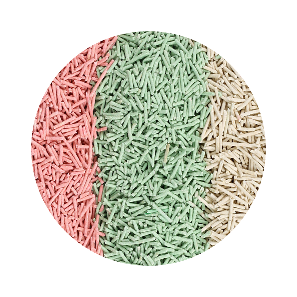 Flushable,ultra Absorbent and Fast Drying,solubility in Water,tofu Cat Litter Clumping TOFU