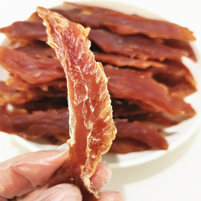 Original source of pet food dog snacks dried duck pieces shredded duck meat dried meat dog training rewards