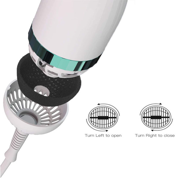 Pet Hair Dryer with 3 Heat Settings 2-in-1 Professional Pet Grooming Hair Dryer Blower for Small Medium pets