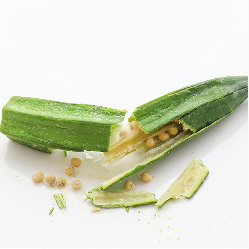 Wholesale pet food Freeze-dried dog treats Freeze-dried okra Freeze-dried vegetable dog food dog snacks