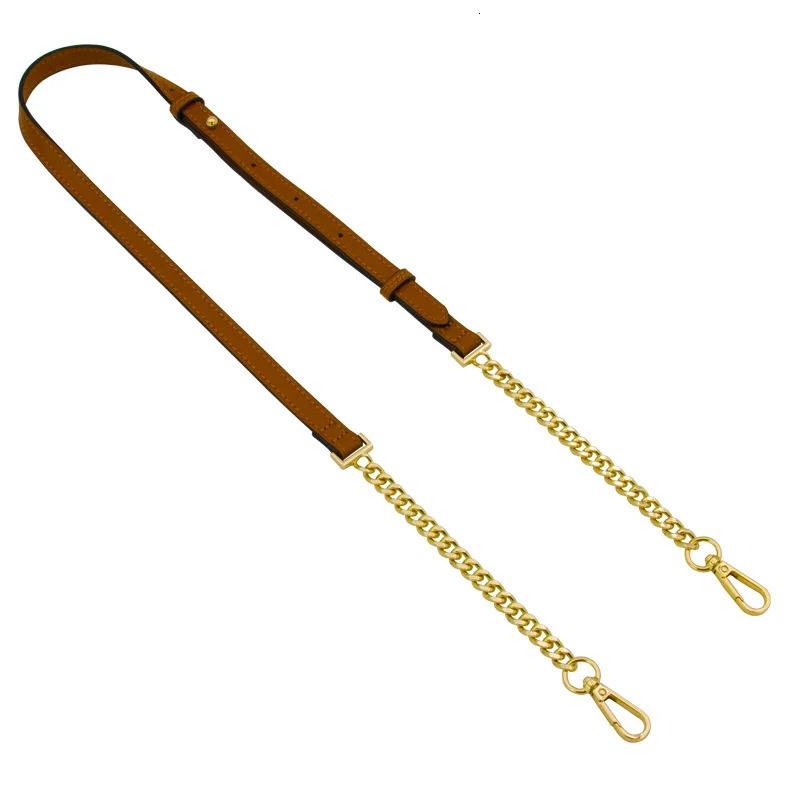 Adjustable Lady Shoulder Crossbody Bag Strap with Solid Color Leather Messenger HighQuality Chain Accessories 241125