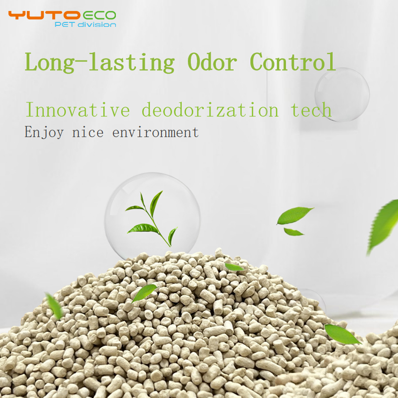 Factory Direct Strong Water Absorption & Deodorizing Plant Fiber Cat Litter Made Natural Food Grade Materials