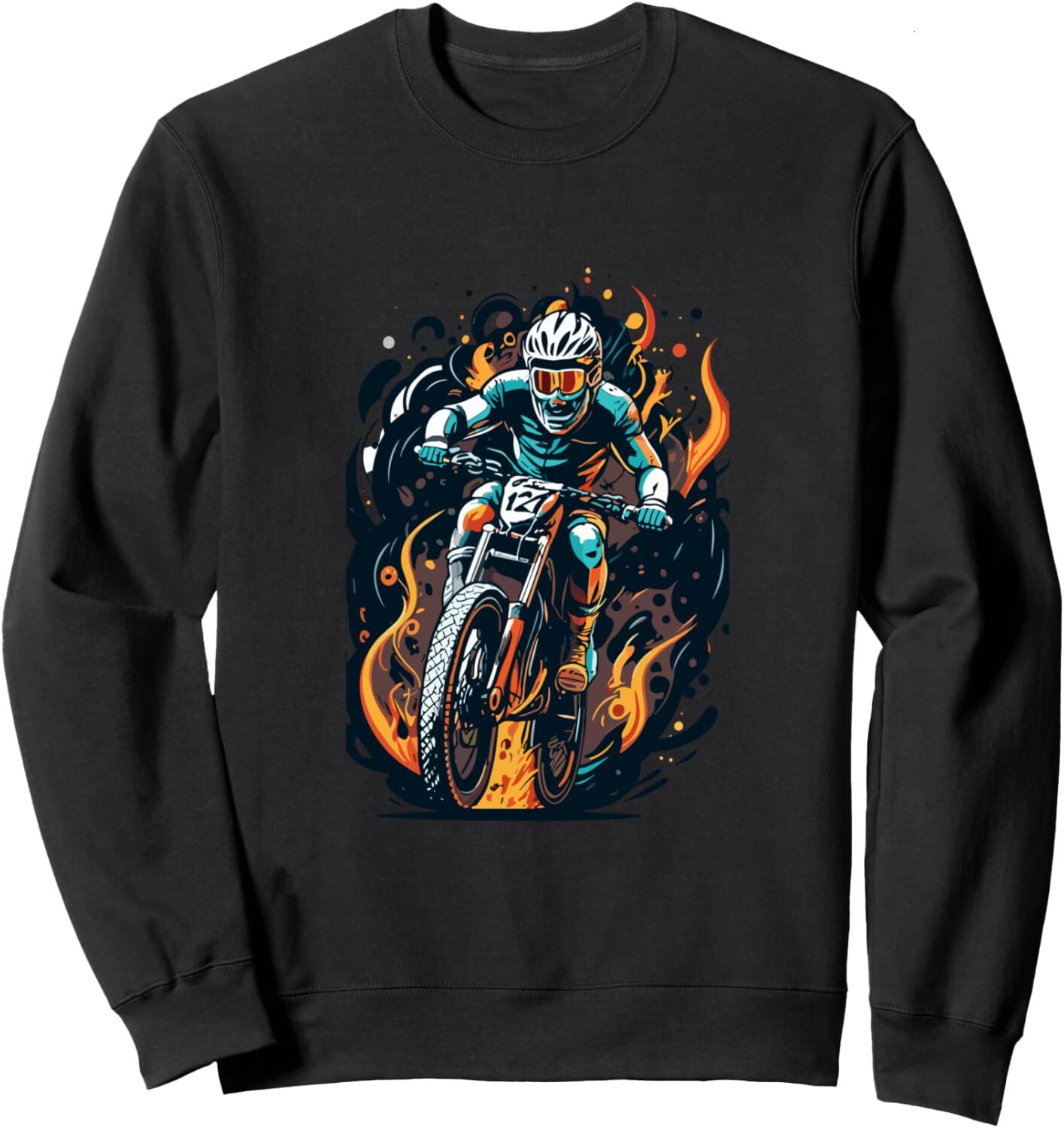 Long Sleeve Shirts for Men sweatshirt Minimalist Bike Lover Design Sweatshirt T shirt Tee Streetwear Casual tops clothes cool