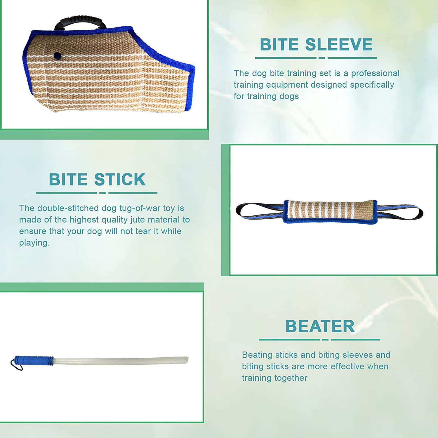 Professional Puppy Dog Training Bite Sleeve,Dog Target Bite Sleeves Equipment with Handle for Training Work Dog