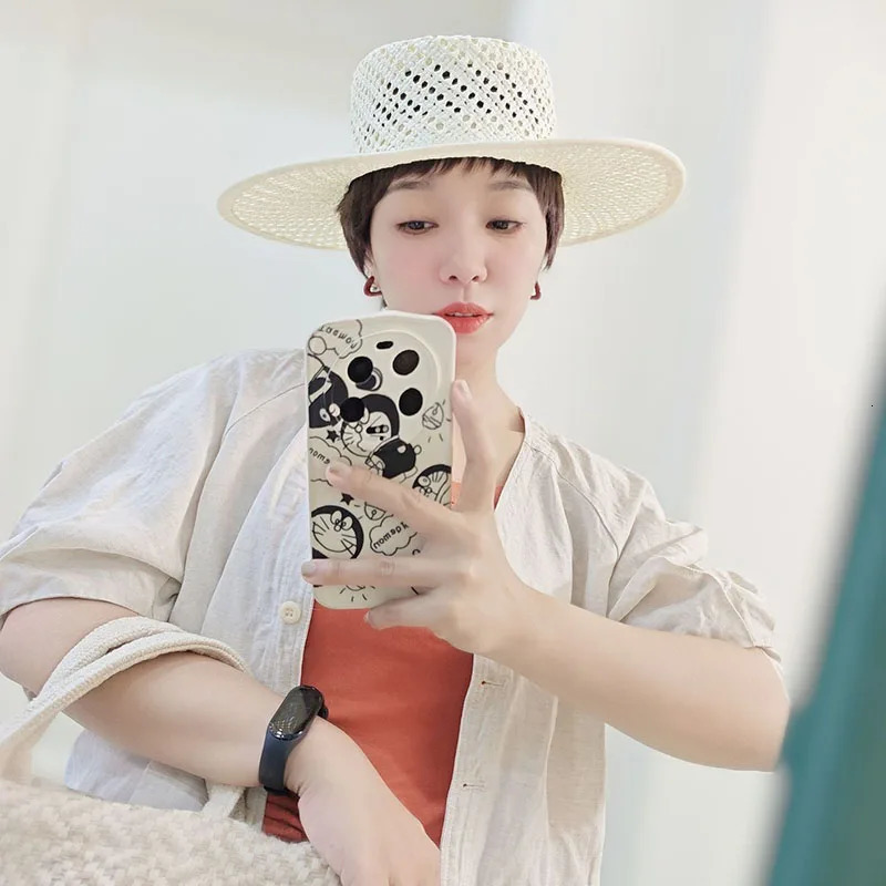 Home>Products>White Straw Hat>White Straw Hat>Wide Eaves Hollow Style Rowing Hat 241125