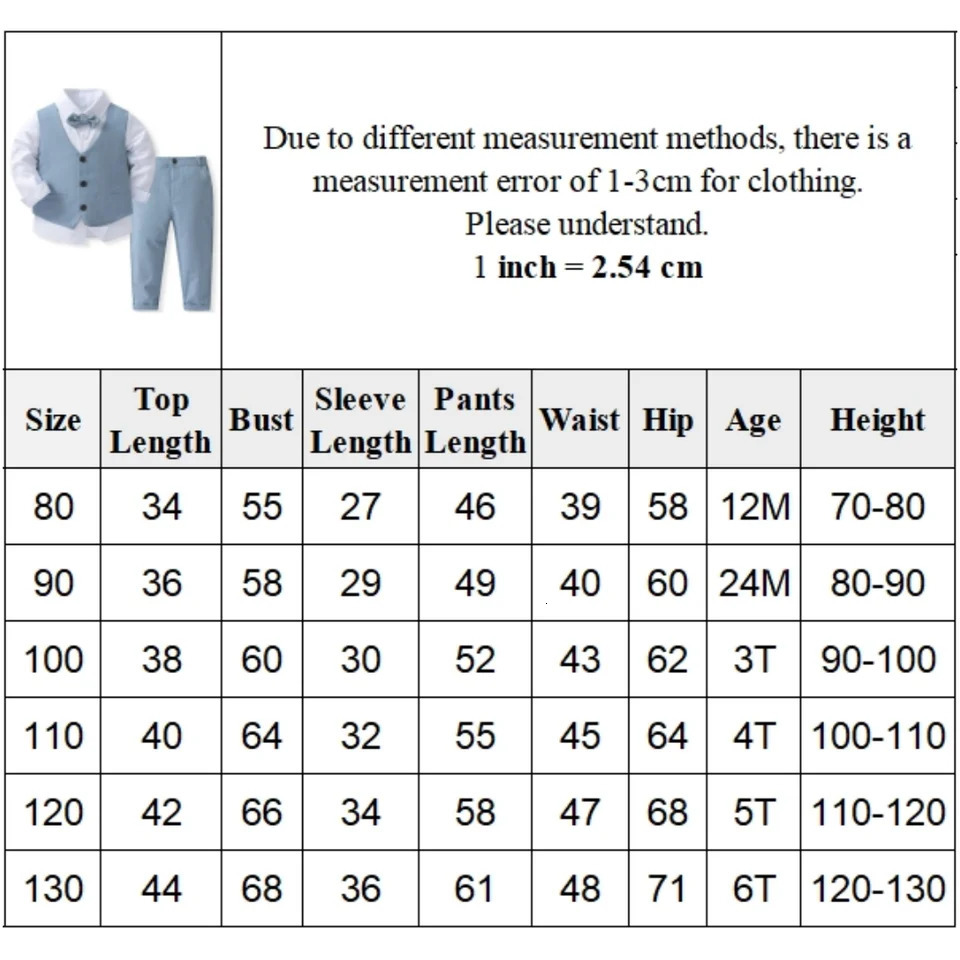 Gentleman Outfits Birthday Costume for Boy Children Spring Autumn Boutique Clothing Set Solid Vest Suit Kids Cotton Formal Wears 241126