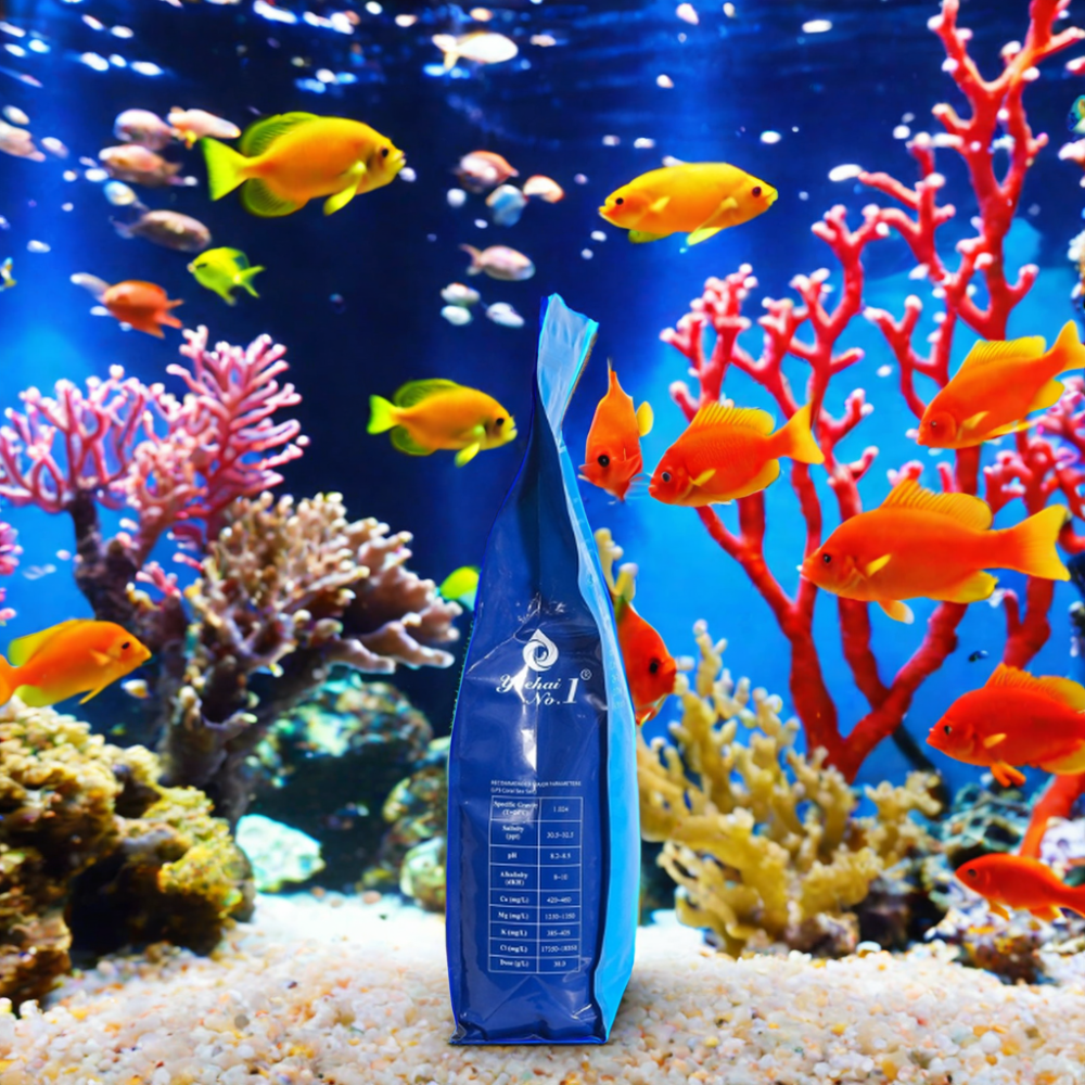2024 New 20kg Pro Reef Glass Aquarium Fish Import Sea Salt Stocked Lps Reef Carton Lps Reef Sea Salt