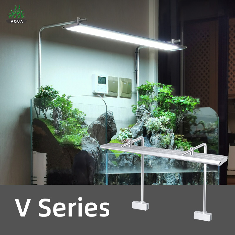 WEEKAQUA V1200D WRGB Raptor D series Clip on aqua light 120cm 72W 4ft WRGB full spectrum led aquarium lights