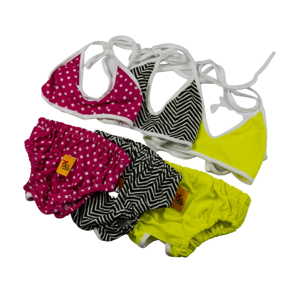 Vietnam Pet Bikini Cute Fashion Design High Quality Set Dog Cute Pets Swimsuits Beach Clothes (Small Size)